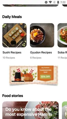 Japanese Healthy food recipes android App screenshot 0